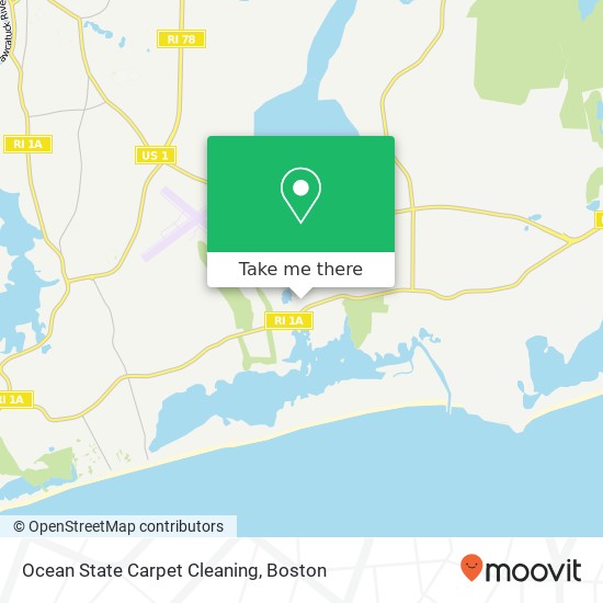 Ocean State Carpet Cleaning map