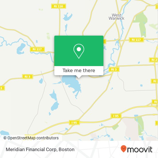 Meridian Financial Corp map