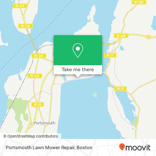 Mapa de Portsmouth Lawn Mower Repair