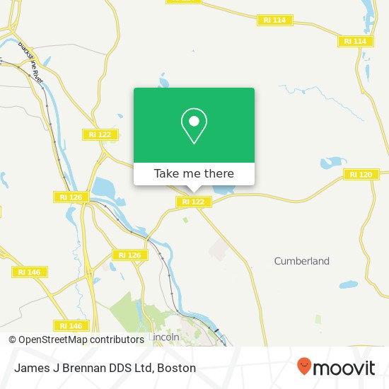 James J Brennan DDS Ltd map