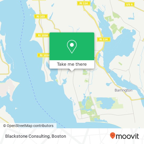 Mapa de Blackstone Consulting