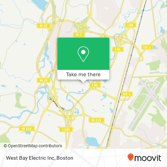 Mapa de West Bay Electric Inc