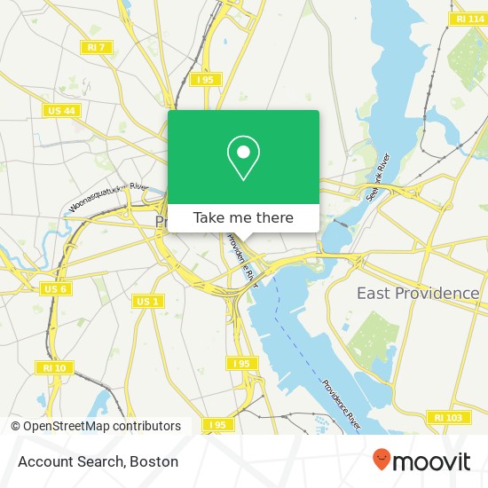 Account Search map