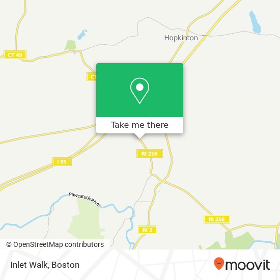 Inlet Walk map