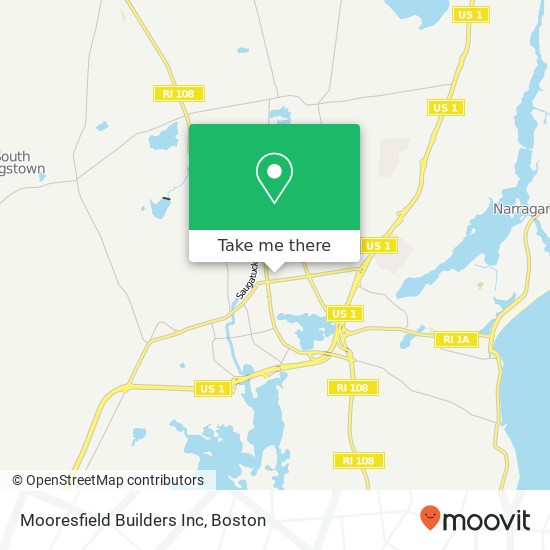 Mooresfield Builders Inc map