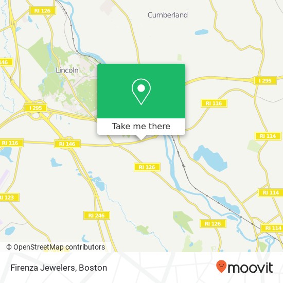 Firenza Jewelers map