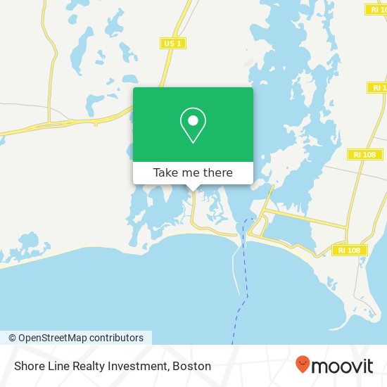 Mapa de Shore Line Realty Investment