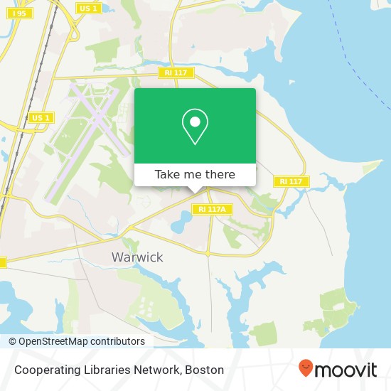 Mapa de Cooperating Libraries Network