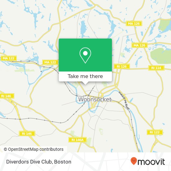 Diverdors Dive Club map