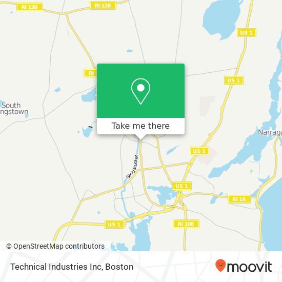 Technical Industries Inc map