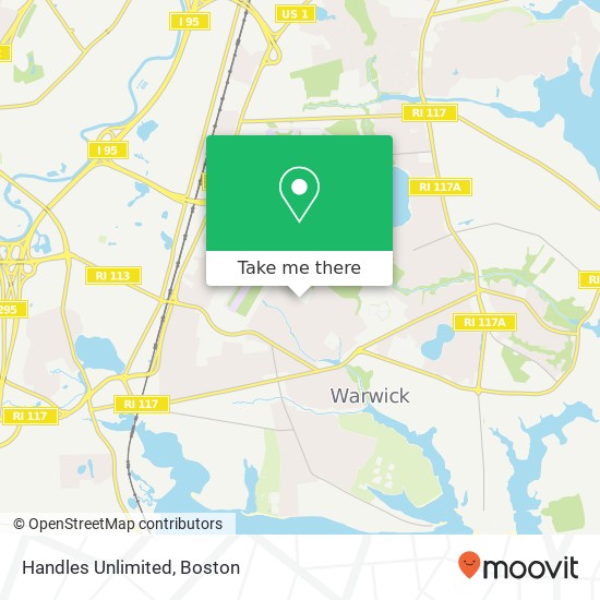 Handles Unlimited map