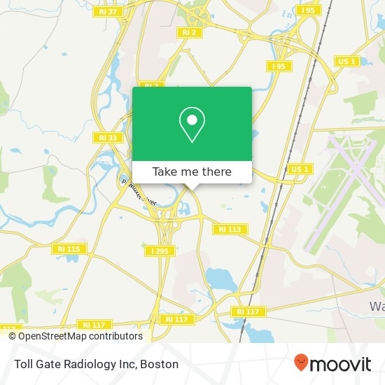 Toll Gate Radiology Inc map