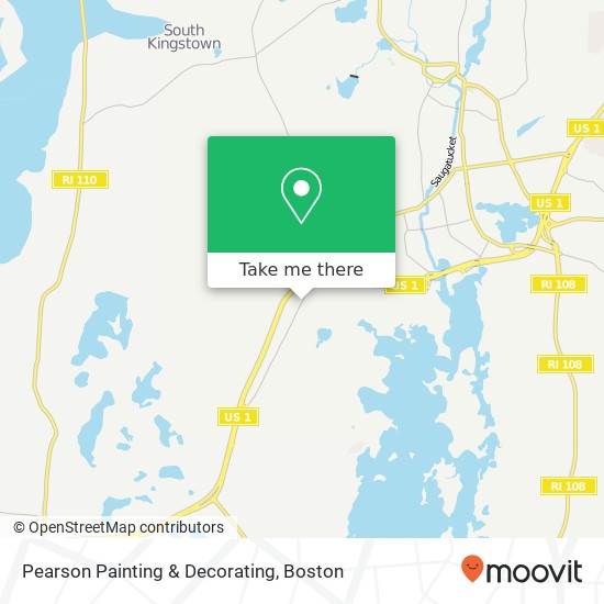 Pearson Painting & Decorating map