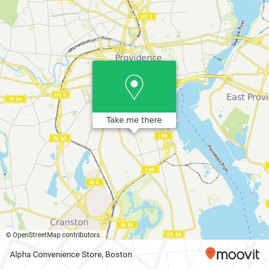 Mapa de Alpha Convenience Store