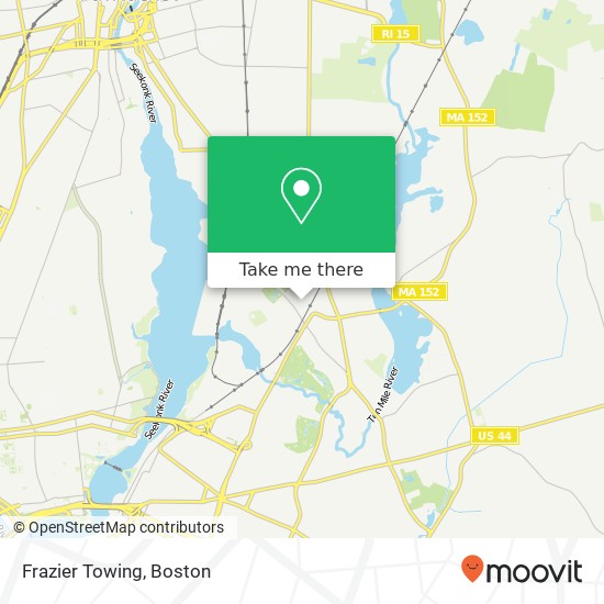 Mapa de Frazier Towing