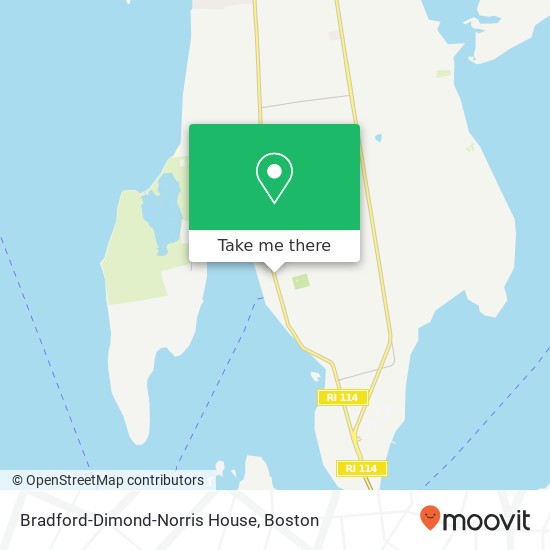 Mapa de Bradford-Dimond-Norris House