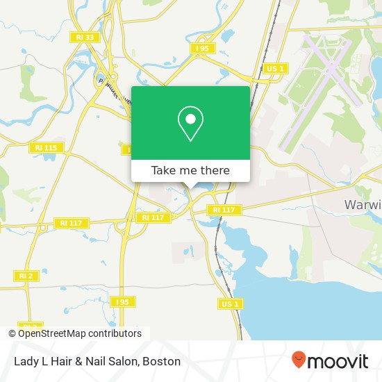 Lady L Hair & Nail Salon map