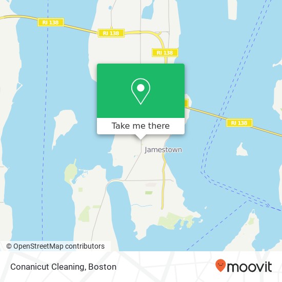 Conanicut Cleaning map