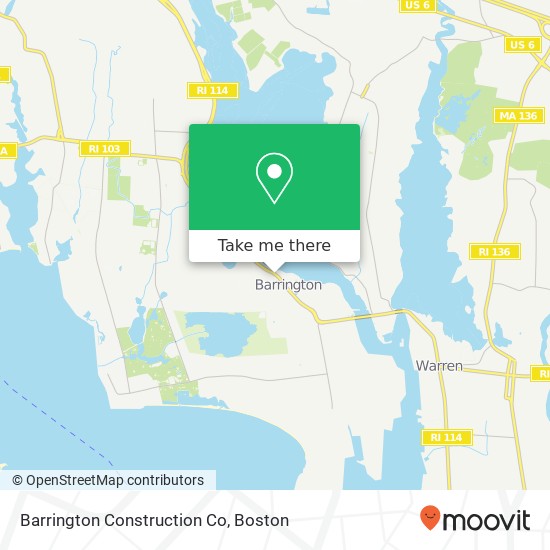 Barrington Construction Co map