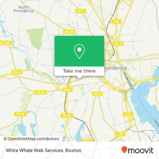 White Whale Web Services map