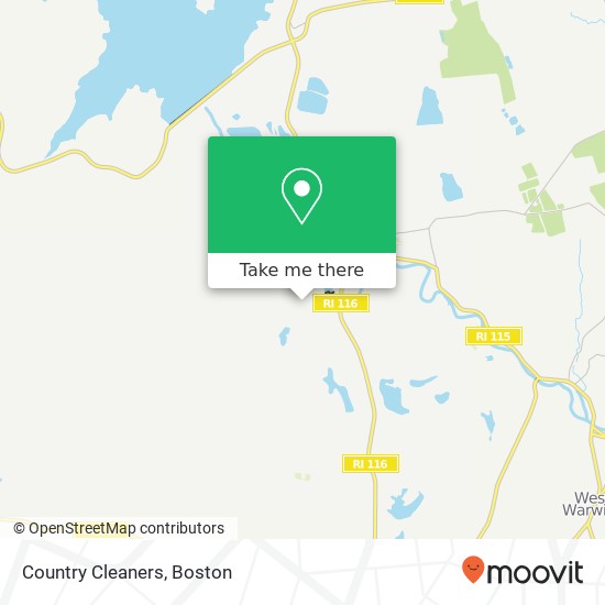 Country Cleaners map