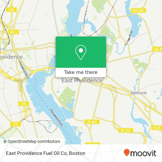 East Providence Fuel Oil Co map