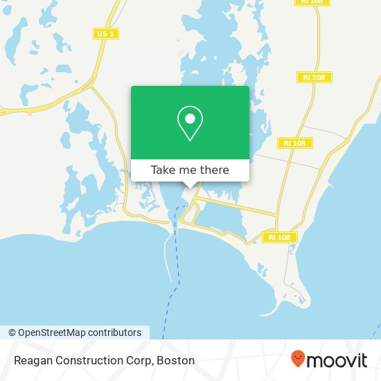 Reagan Construction Corp map