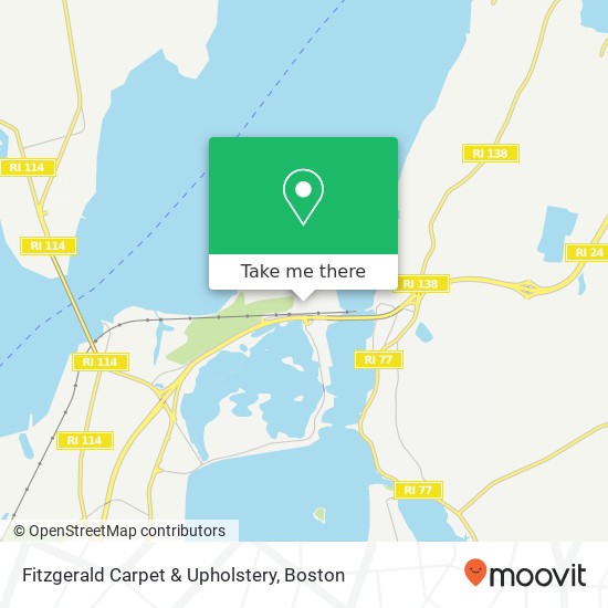 Fitzgerald Carpet & Upholstery map