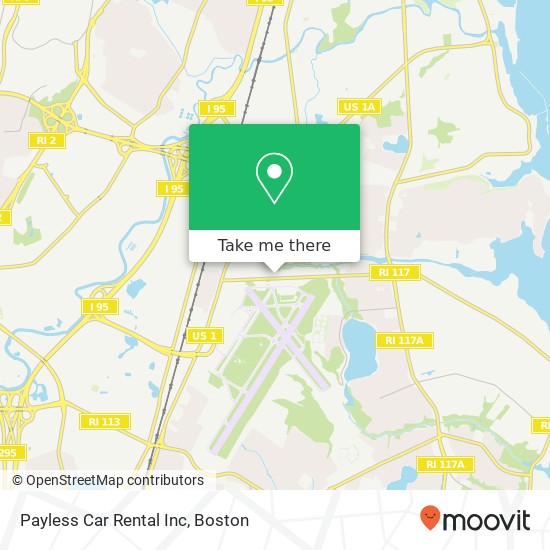 Mapa de Payless Car Rental Inc