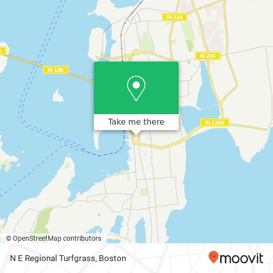 Mapa de N E Regional Turfgrass