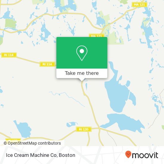 Ice Cream Machine Co map