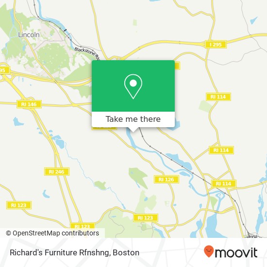 Richard's Furniture Rfnshng map