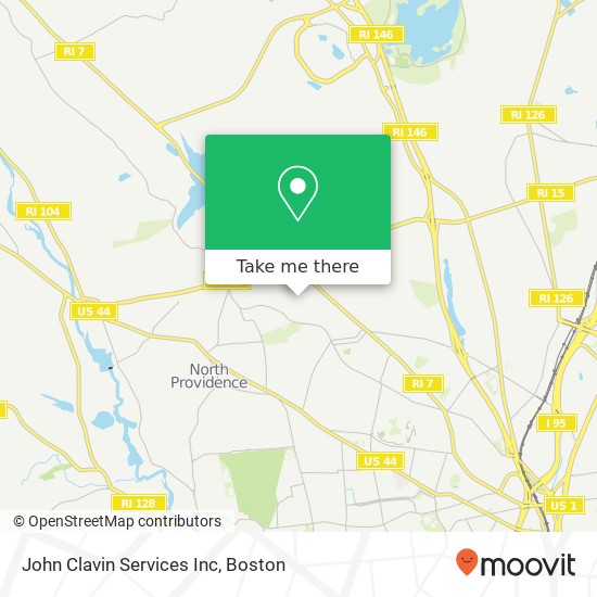 John Clavin Services Inc map
