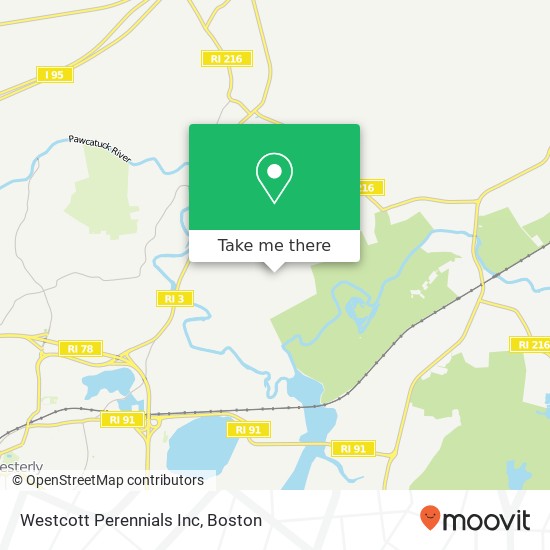 Westcott Perennials Inc map