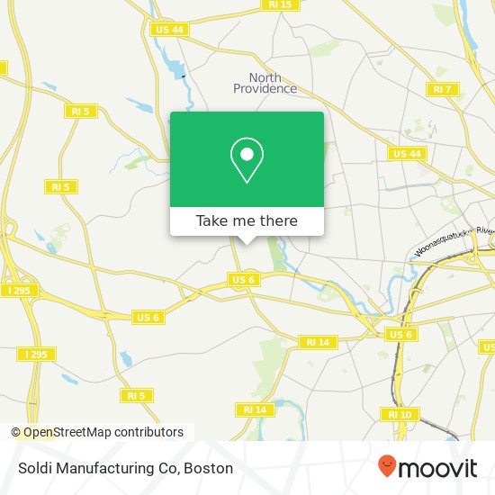 Soldi Manufacturing Co map