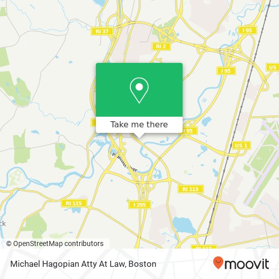 Mapa de Michael Hagopian Atty At Law