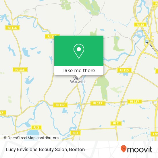 Lucy Envisions Beauty Salon map