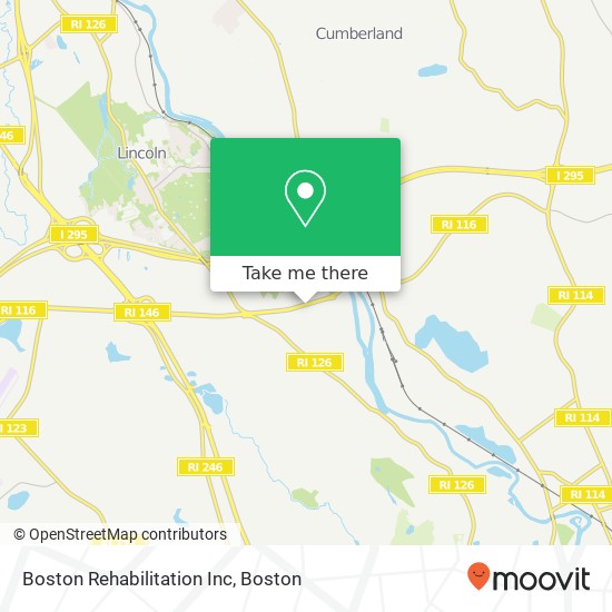 Boston Rehabilitation Inc map