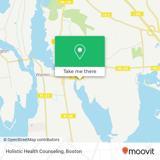 Holistic Health Counseling map