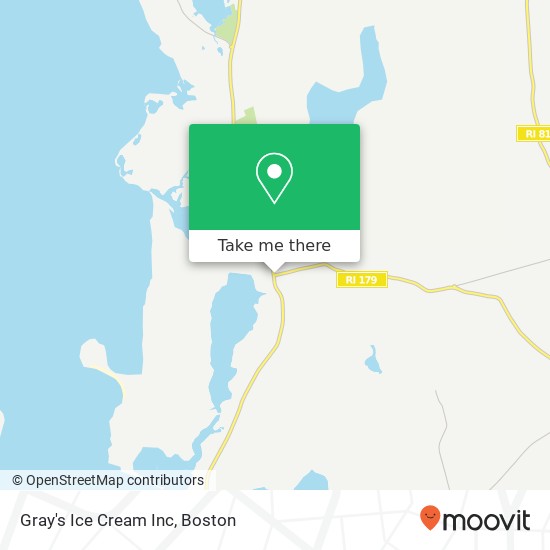 Gray's Ice Cream Inc map