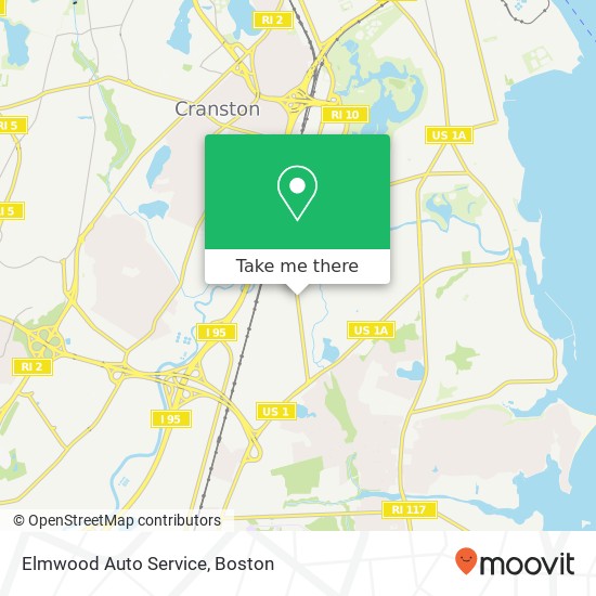 Mapa de Elmwood Auto Service