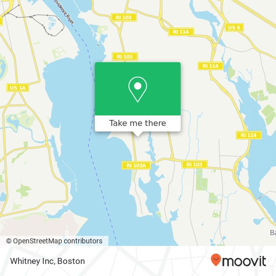 Mapa de Whitney Inc