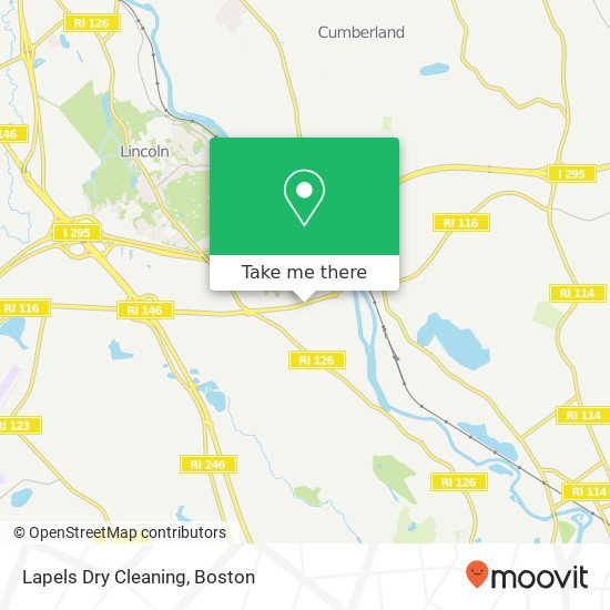 Mapa de Lapels Dry Cleaning