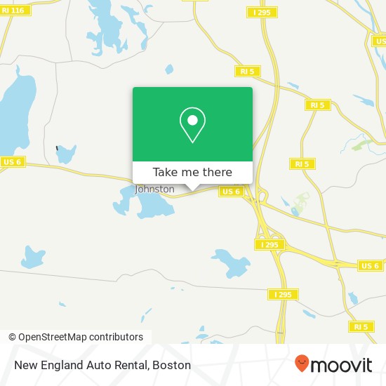 Mapa de New England Auto Rental