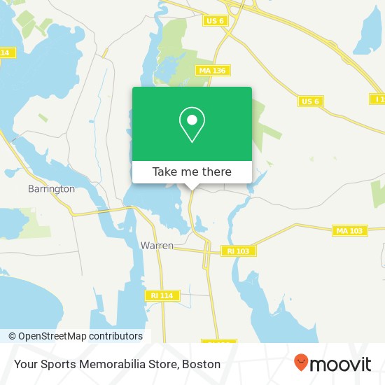 Mapa de Your Sports Memorabilia Store