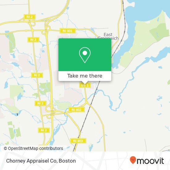 Mapa de Chorney Appraisel Co