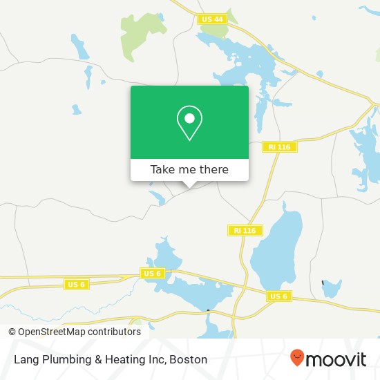 Mapa de Lang Plumbing & Heating Inc