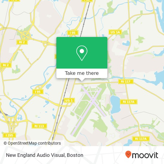 Mapa de New England Audio Visual