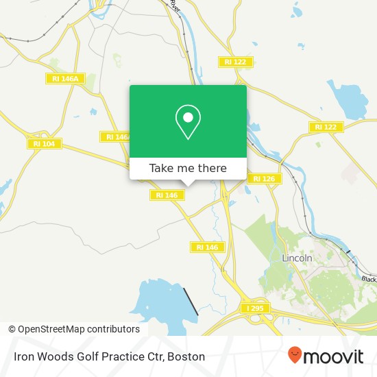 Mapa de Iron Woods Golf Practice Ctr