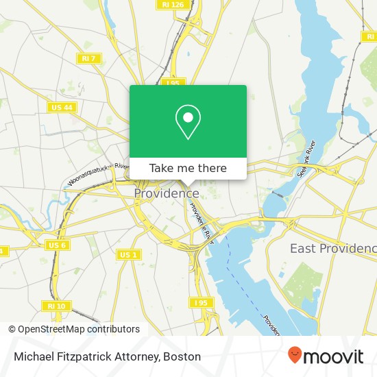 Mapa de Michael Fitzpatrick Attorney